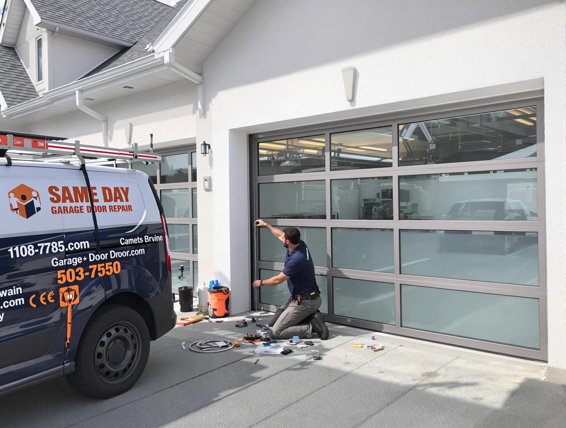 Same-day garage door repair service by Chamblee Garage Door Repair in Chamblee