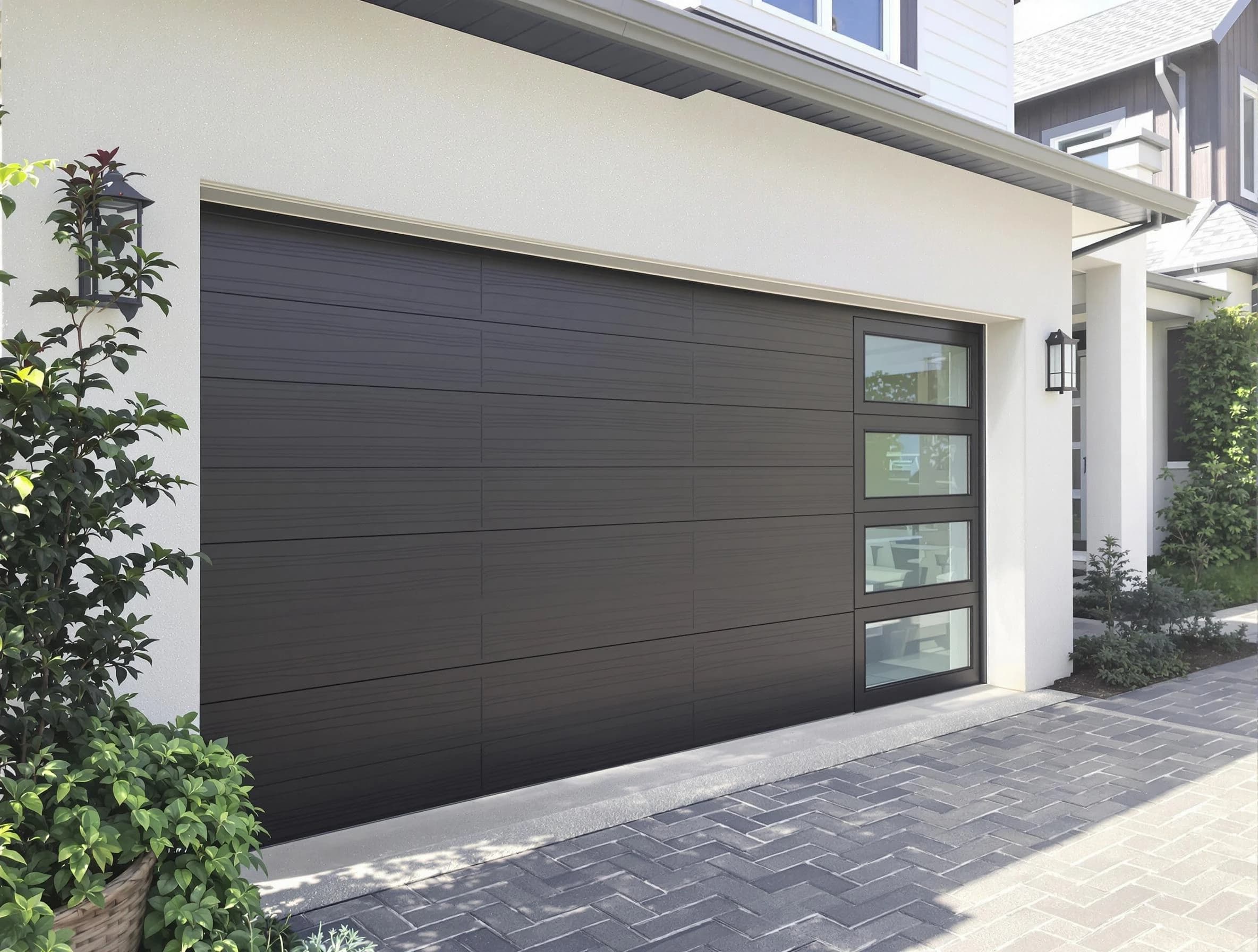Custom garage door installation by Chamblee Garage Door Repair in Chamblee