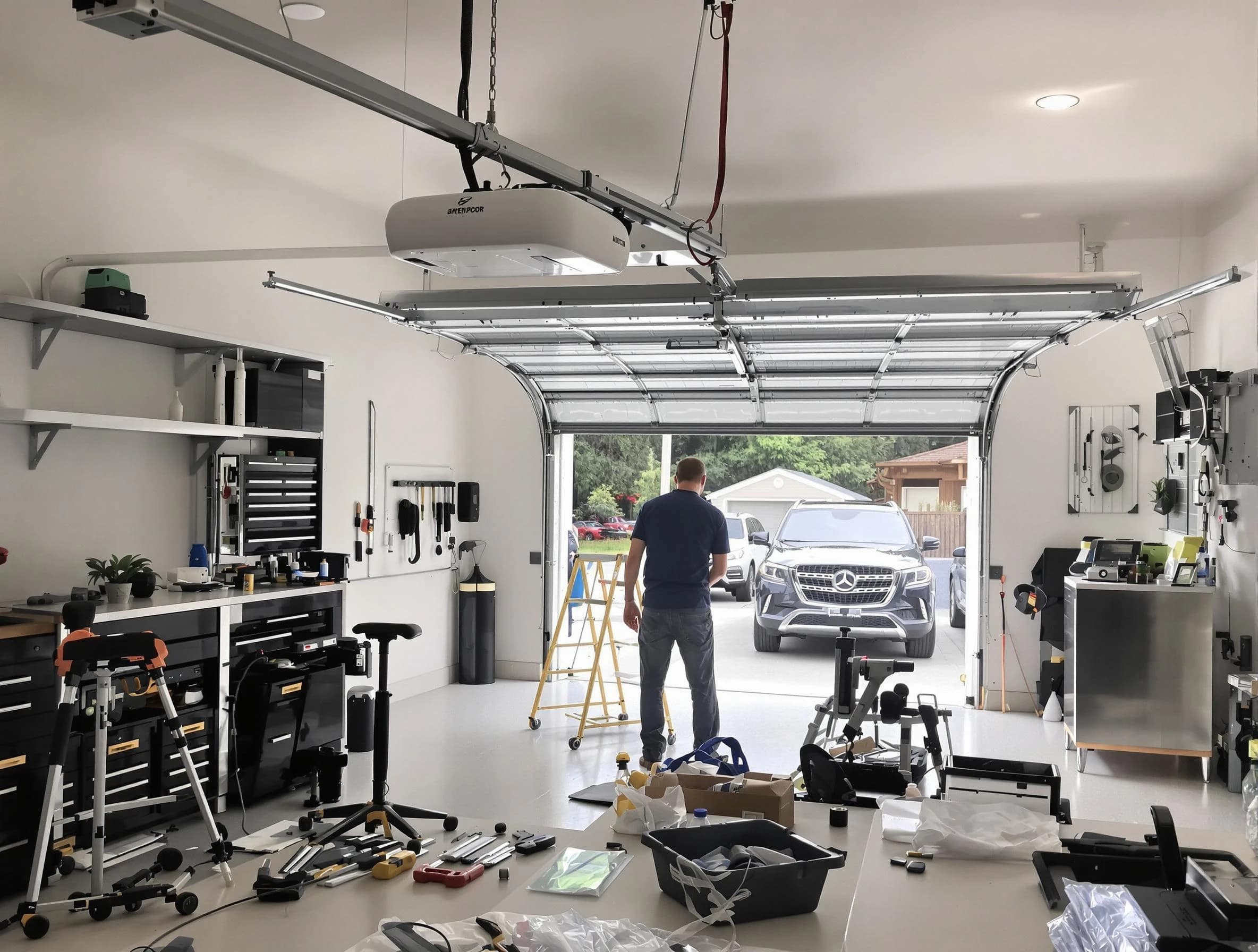 Garage door opener installation by Chamblee Garage Door Repair in Chamblee