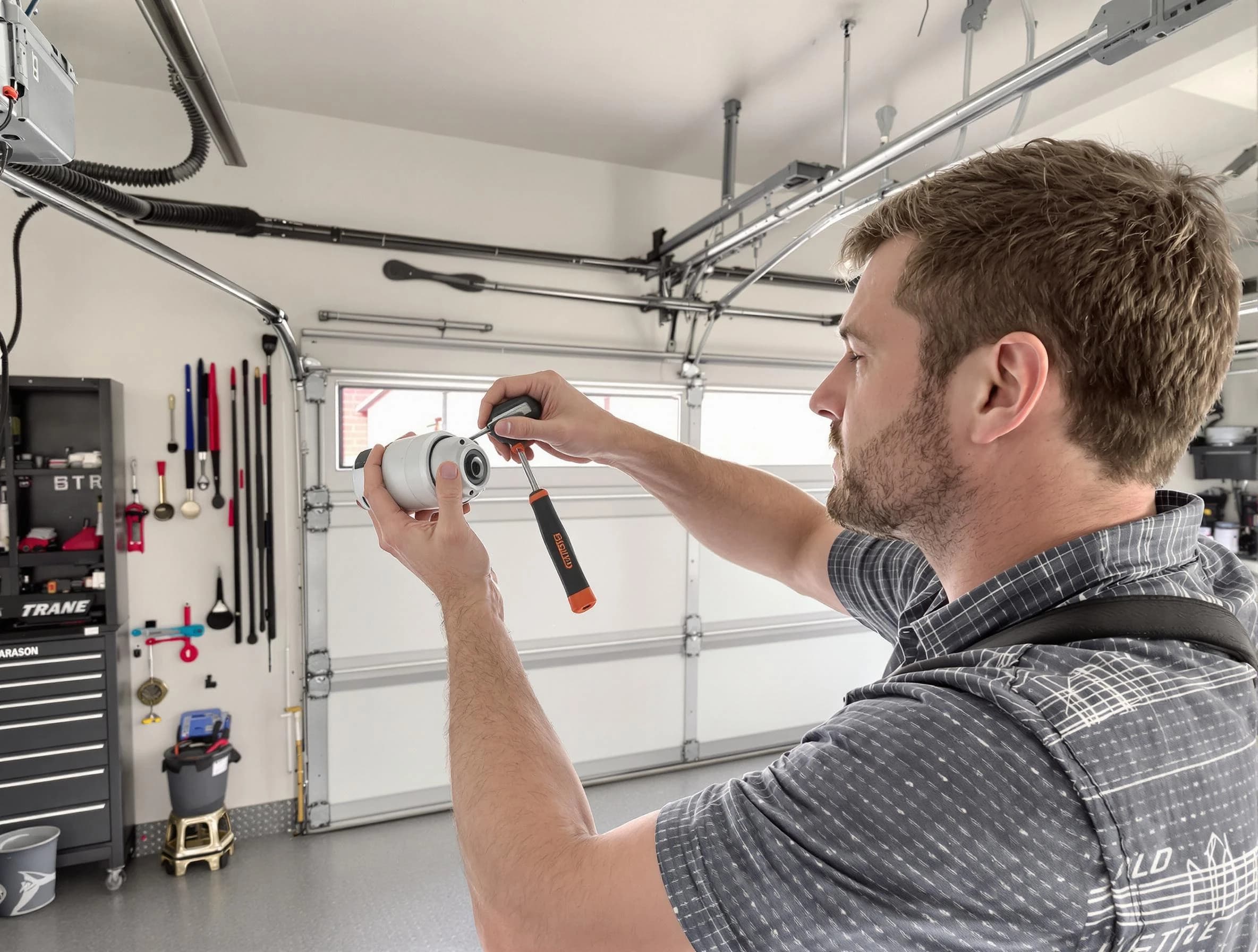 Garage door opener repair service by Chamblee Garage Door Repair in Chamblee