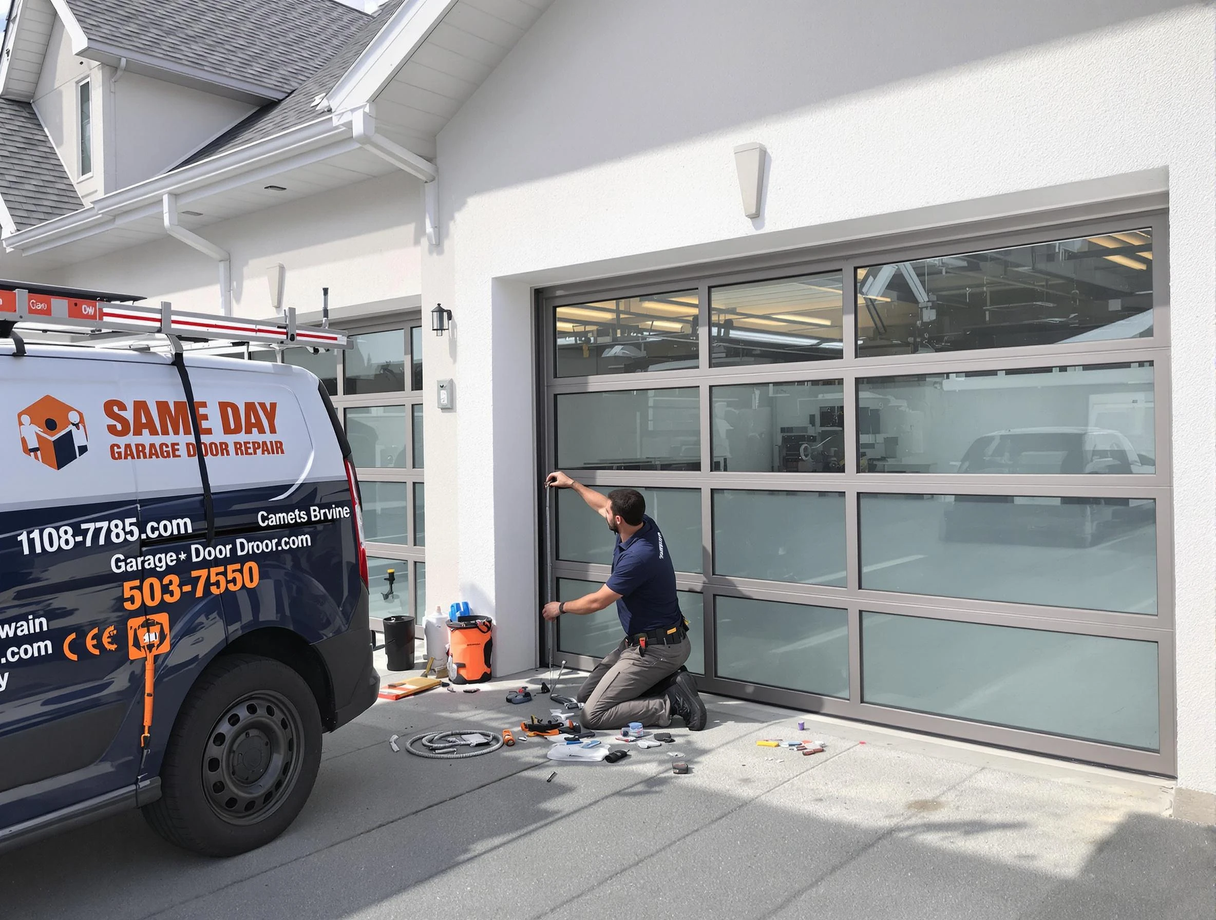 Same-day garage door repair service by Chamblee Garage Door Repair in Chamblee